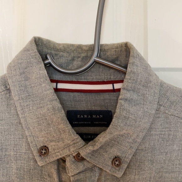 Zara Button Down Elbow Patches - Picture 3 of 3